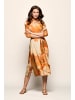 Mart Visser Kleid mit Bowie-Print, Orange/Mehrfarbig
