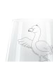 Mr. & Mrs. Panda Windlicht Glas Flamingo Yoga ohne Spruch in Transparent