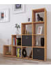 VCM  Holz Stand Treppenregal Regal 10 Fächer Napoli in Buche