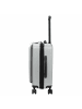 Valentino Bags Lexplor - 4-Rollen-Kabinentrolley mit Vortasche 14" 55 cm (nero) in silver
