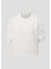 s.Oliver Sweatshirt kurzarm in Creme