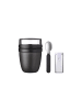 Mepal Lunchpot + Faltbarer Löffel Ellipse in Nordic Black 500 + 200 ml