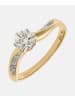 Diamant L'éternel Ring aus 375 Gelbgold mit Diamant