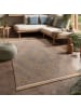 KADIMA DESIGN Outdoor Teppich Natur Balkon, Terrasse in Beige