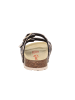 superfit Tieffußbett Pantolette FUSSBETTPANTOFFEL in Beige/Mehrfarbig