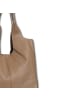Toscanto Toscanto Shopper Leder taupe, beige ca. 37cm