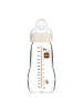 MAM Babyflasche Feel Good matt, Glas, 260 ml, ab 0M in Beige