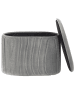 Beliani Pouf RICHLAND in Grau - (W) 55 x (H) 41 x (L) 35 cm