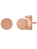 Glanzstücke München Ohrstecker Kreis aus Sterling Silber in roségold
