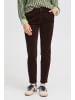 PULZ Jeans Stoffhose PZSALLY HW Pant 50207193 modische Hose in Braun