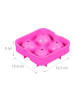 relaxdays 2 x Eiswürfelform in Pink