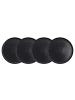 Butlers Butlers Frühstücksteller CASA NOVA 4er-Set in Schwarz