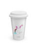 Mr. & Mrs. Panda Thermobecher Einhorn Pupsen ohne Spruch in Weiß