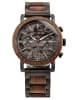Holzkern Herrenuhr Quarz Chronograph Askja Marmor/Walnuss II Anthrazit