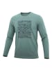 Jack Wolfskin Langarmshirt Ocean Waste Longsleeve Shirt Herren Sport in Grün
