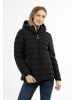 DreiMaster Maritim Wattierte Winterjacke in Schwarz