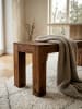 KADIMA DESIGN Esszimmer Sitzbank MUMBAI Massiv-Holz 140 x 45 x 35 cm in Massivholz