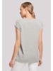 F4NT4STIC Extended Shoulder T-Shirt Lets get Ramen in grau meliert