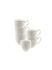 Villeroy & Boch 6er Set Espressotassen Gray Pearl in 70 ml in weiß