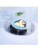 Mr. & Mrs. Panda Waschbecken Stöpsel Pinguin umarmen ohne Spruch in Eisblau