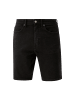 QS Jeans-Hose kurz in Schwarz