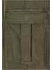 Urban Classics Urban Classics Damen Ladies High Waist Wide Leg Twill Cargo Pants in olive