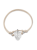 Ailoria JUNGLE Armband beige/silber in roségold