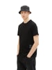 TOM TAILOR Denim T-Shirt SIDE PRINTED in Schwarz