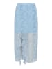 SAINT TROPEZ Rock RachilSZ Gerade Passform in Cerulean Camouflage