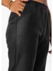 SASSYCLASSY Kunstlederhose in Schwarz