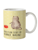Mr. & Mrs. Panda Kinderpott Katze Fressen mit Spruch in Gelb Pastell