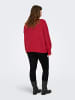 ONLY Carmakoma Strickpullover in Salsa