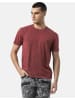 Cipo & Baxx T-Shirt CT808 in BURGUNDY