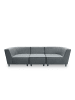 58 aufm Kessel GARTENLOUNGE Sofa 3-Sitzer Brandie 279x77x103 Outdoorbezug dunkelgrau
