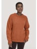 Hessnatur Strick Pullover in rotorange