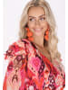IZIA Damen Bluse in Pink Mehrfarbig