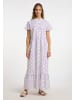 IZIA Damen Maxikleid Mit Allover-Print in Lila