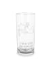 Mr. & Mrs. Panda Wasserglas Stinktier Ball mit Spruch in Transparent