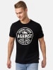 Lonsdale T-Shirt "Against Racism" in Schwarz