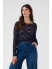 Cream Langarm-Bluse CRMaddie Slim fit in Navy Blazer