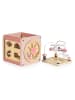 Moni Aktivitätswürfel Holz W11B316 in rosa