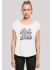 F4NT4STIC T-Shirt Vintage Pin Up Bäckerin in weiß