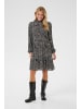Kaffe Kleid KAriani Loose fit in Black/Turtledove Graphic Dot