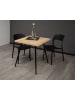 58 aufm Kessel BARTISCH Ekaterina 70x70x75 schwarz matt/asteiche