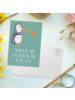 Mr. & Mrs. Panda Postkarte Trompete Kunst mit Spruch in Meeresbrise