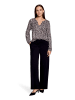 Betty Barclay Blusenshirt mit Bluseneinsatz in Beige/Braun