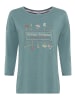 Kangaroos 3/4-Arm-Shirt in petrol-melange