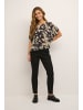 Kaffe Bluse kurzarm KAlokia Relaxed fit in Sand/Black Flower