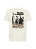 OLDSKULL T-Shirt Asian Manga Inspired Logo Graphic in Off White