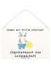 Mr. & Mrs. Panda Deko Schild Ergotherapeut Leidenschaft mit Spruch in Weiß